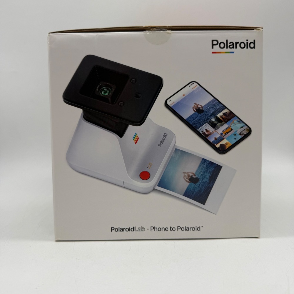 Polaroid Lab Digital to Analog Phone Photo Printer White i-Type 600 Film